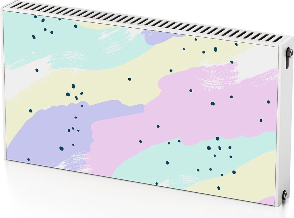 Abstraktion – Magnetische Heizkörperabdeckung – 110x60 cm – Magnet Heizkörperabdeckung – 3D Würfel – Heizkörperverkleidung – Magnet...