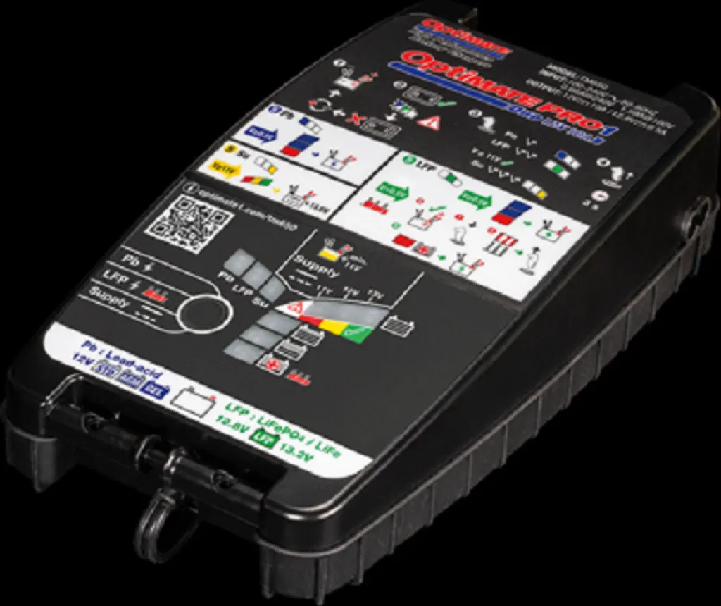 Mainteneur de batterie OptiMATE PRO-1 DUO idéal pour moto et auto 6V/12V