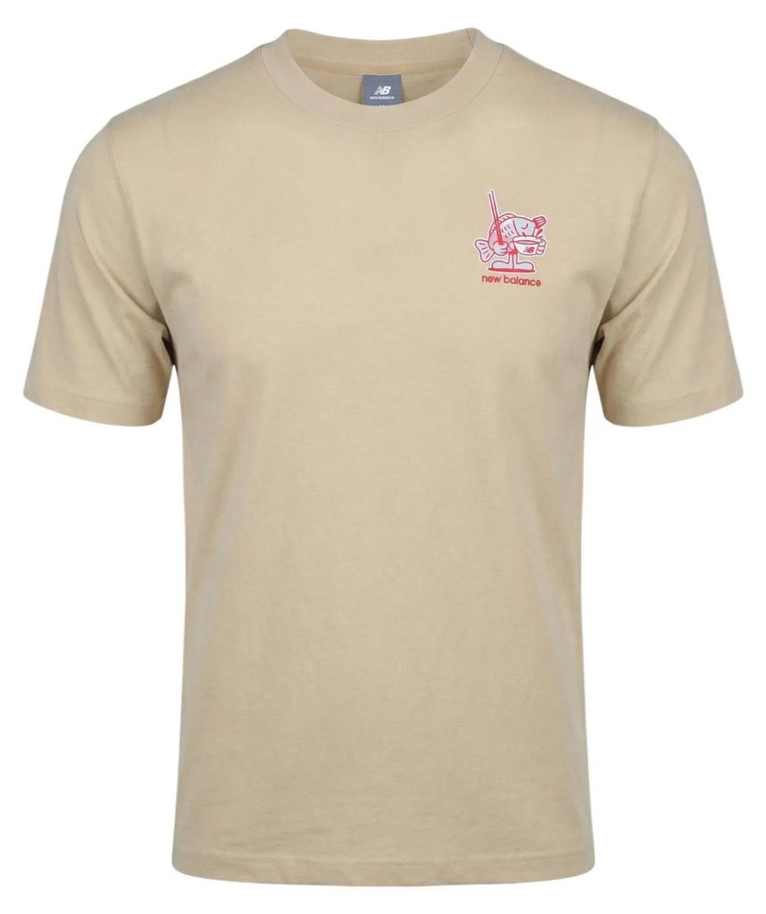 New Balance Herren T-Shirt Beige 508174 : Größe - L Größe: L