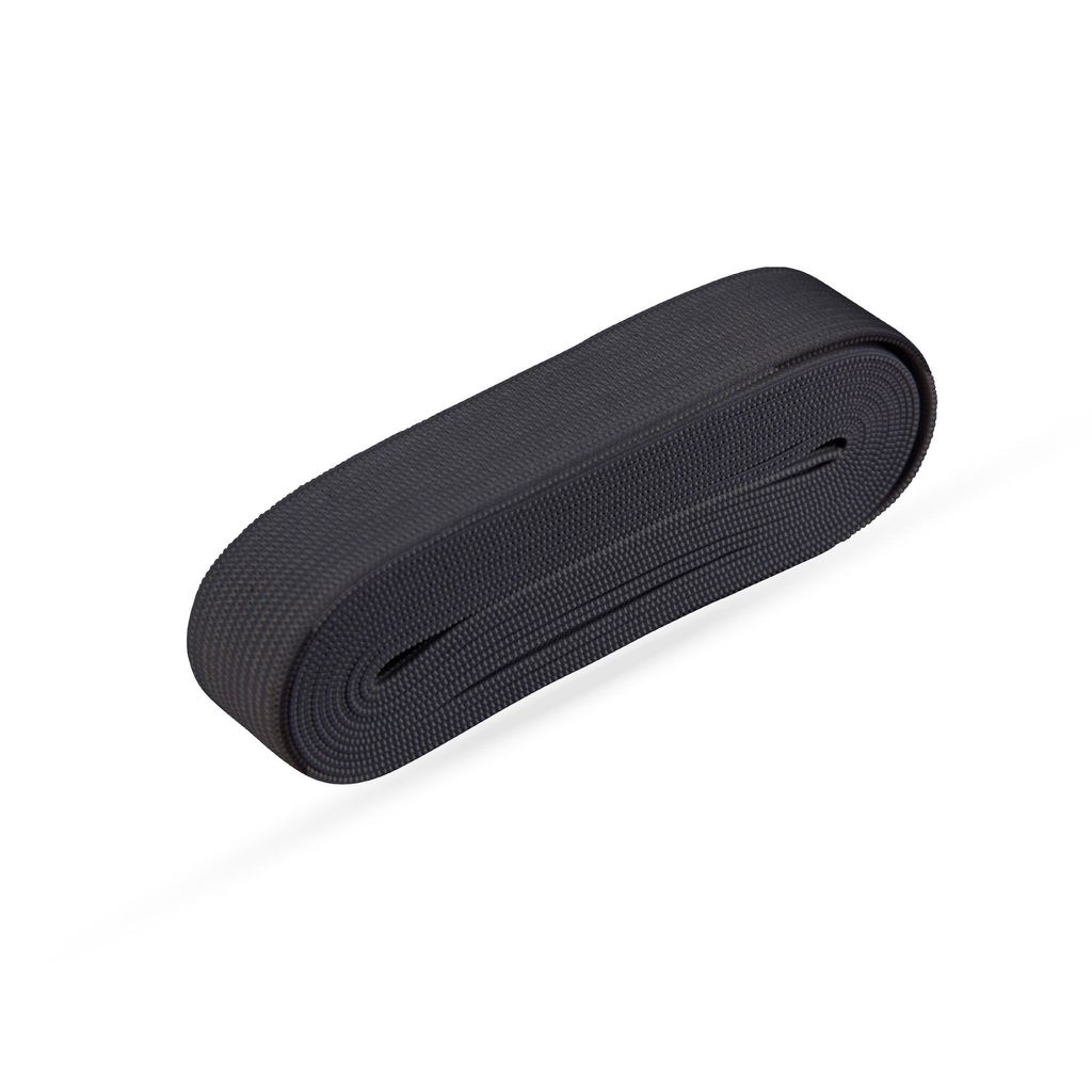 Gummiband 2,0cm x 2,5m Schwarz – elastisch, reißfest, Produktbild 