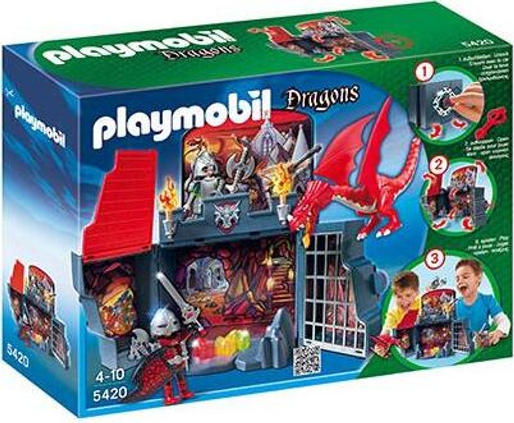 PLAYMOBIL 5420 Składane pudełko do zabawy Smoczy Loch Zdjęcie produktu 