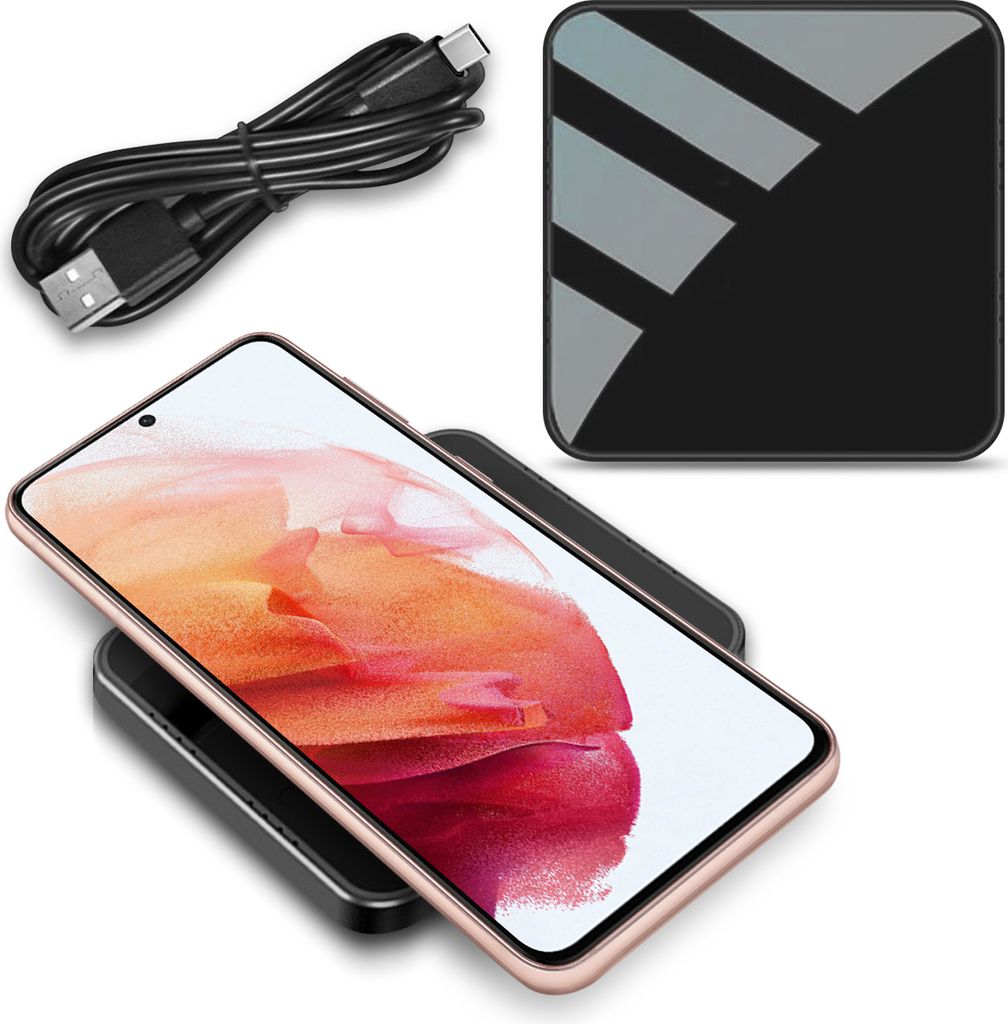 Wireless Qi Ladestation 15W 10W für Samsung Galaxy S25 S24 S23 schnelles Laden