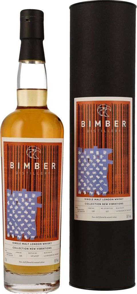 Bimber 5 Jahre - Collection New Vibrations - Bourbon Cask #196 - Single Malt London Whisky