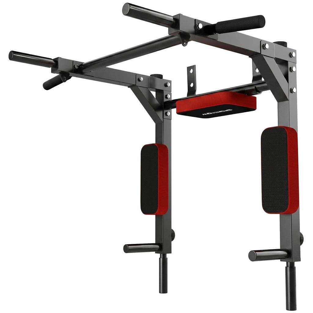 SPORTNOW 2-in-1 Wand-Klimmzugstange und Dipstation, bis 200 Produktbild 