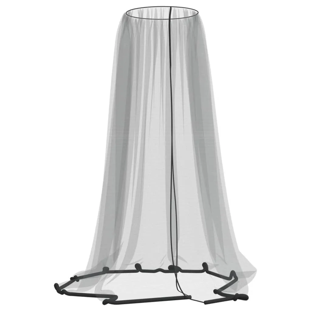Moustiquaire de parasol haute densité 220 Mesh Noir Φ330 cm robuste
