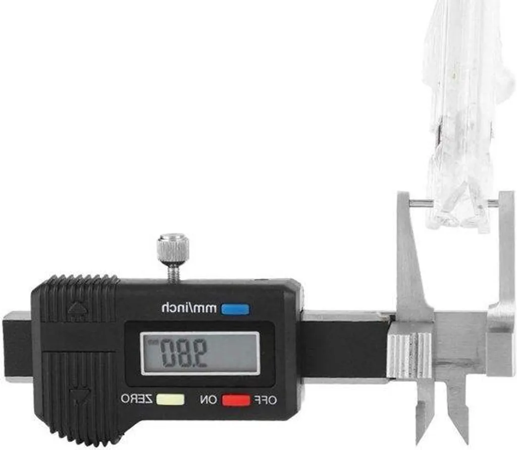 Règle numérique avec écran rétroéclairé et conversion d'unités automatique 20cm