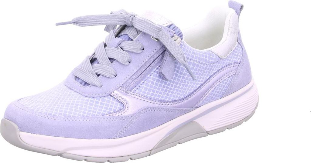 Gabor ROLLINGSOFT Damenschuhe - bequeme Schnür- Halbschuhe blau Freizeit NEU