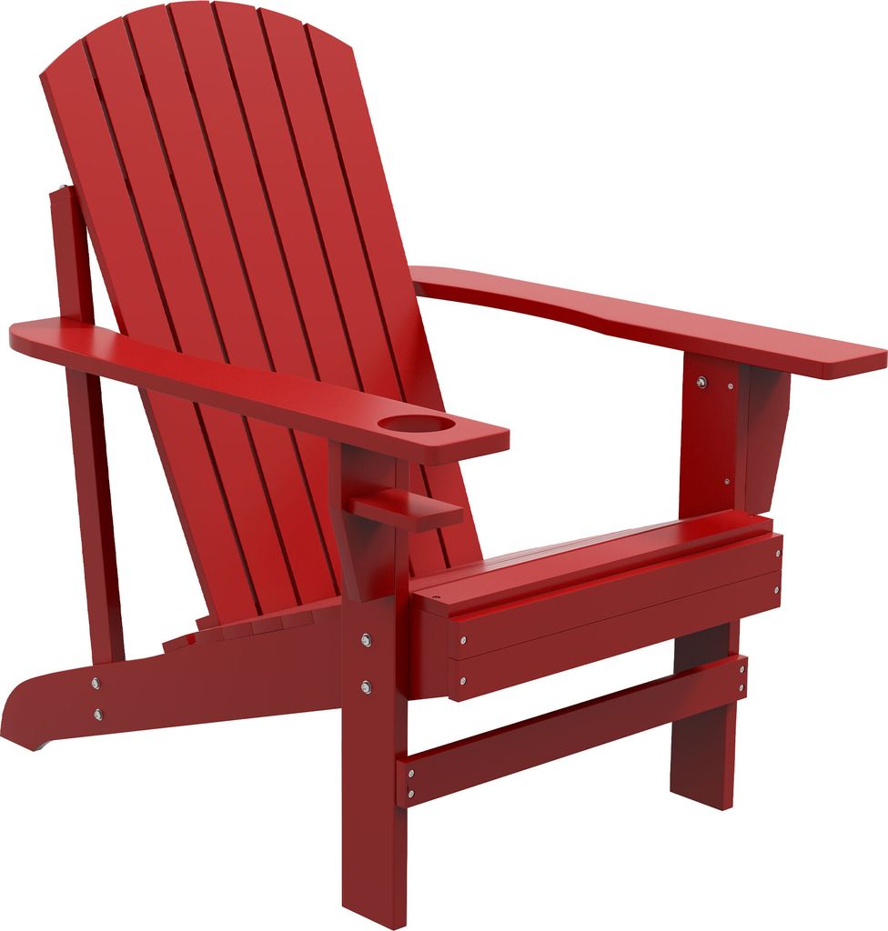Outsunny Adirondack zahradní židle Zahradní lehátko Obrázek produktu 