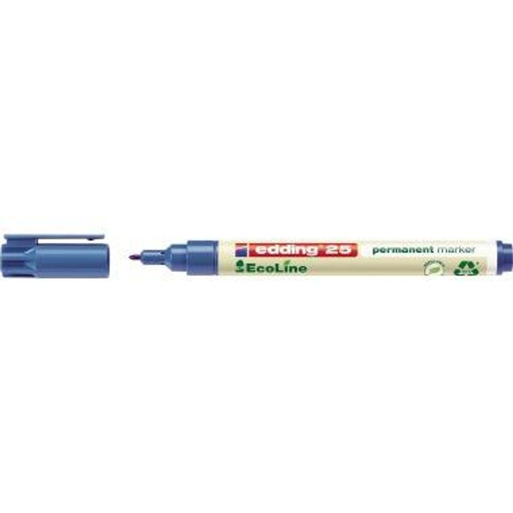 edding 25 EcoLine permanentní popisovač modrý Obrázek produktu 
