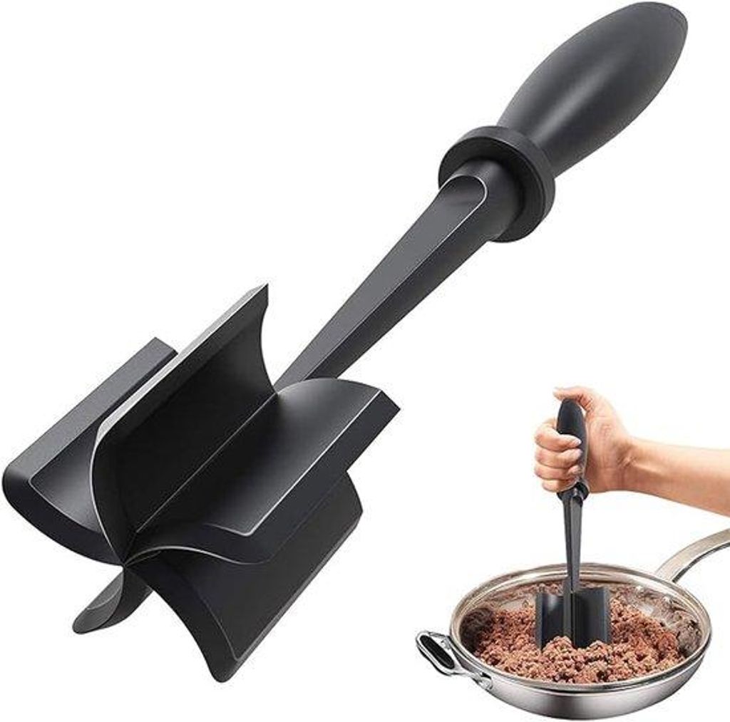 Hamburger- und Kartoffelpüree-Mixer - Widerstandsfähiges Anti-Aanbak Nylon-Kochgerät