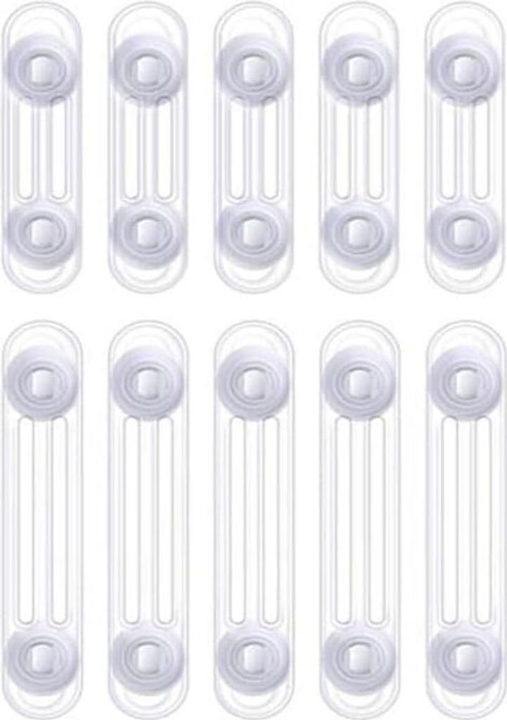 10er Set Kindersicherung Schrank Schubladen 5 lange + 5 Produktbild 