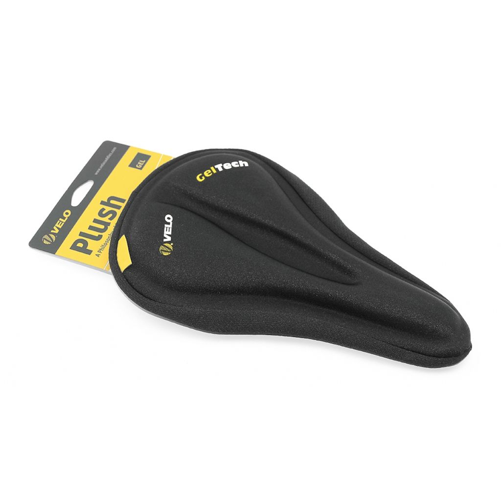 VELO Fahrradsattel GEL Tech Cover Kleine Größe - Schwarz