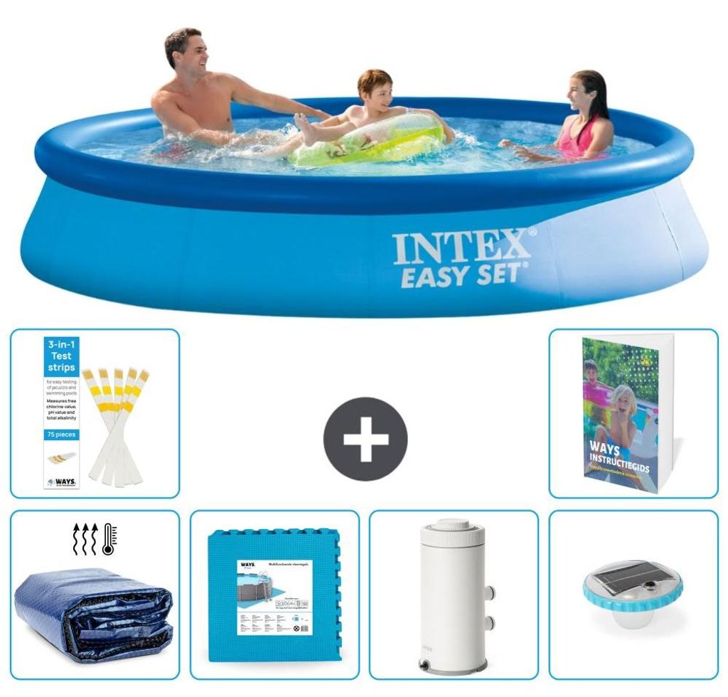 Easy Set Pool Rund - 366x76 cm - 7-teilig S152