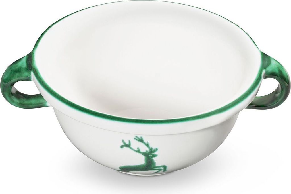 Gmundner Keramik Grüner Hirsch Mísa 17 cm