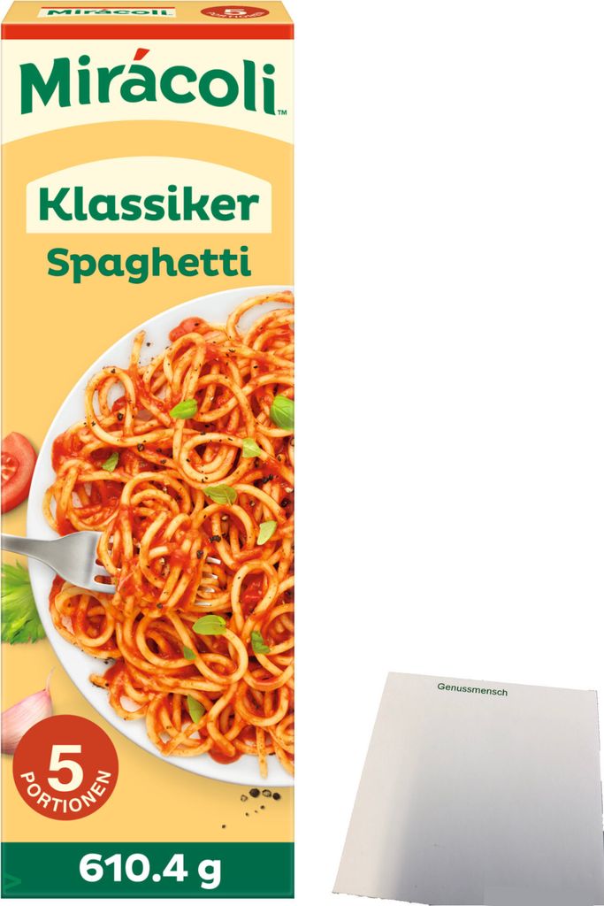 Miracoli Spaghetti mit Tomatensauce Klassiker 5 Port. Produktbild 
