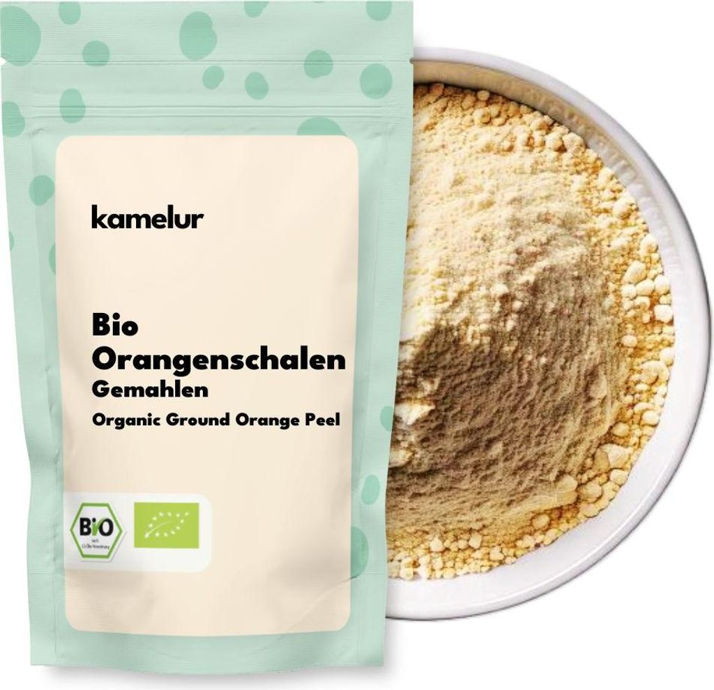 Bio Orangenschalen gemahlen 250g