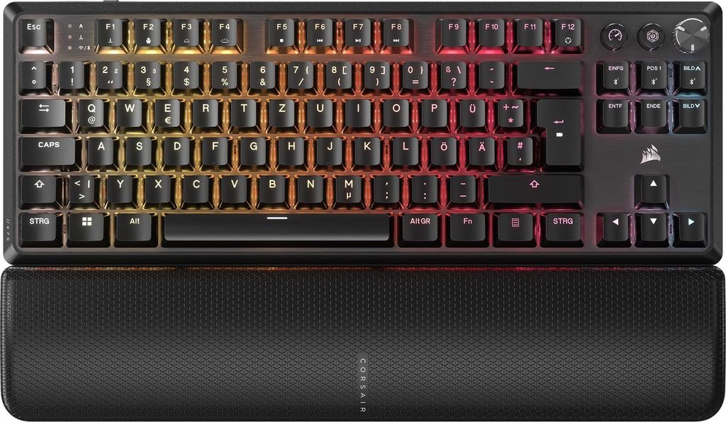 Corsair K70 CORE TKL Wireless RGB: Kompakte Gaming-Tastatur für Profis