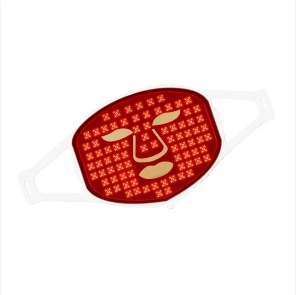 Masque facial LED 7 couleurs silicone USB contre imperfections et teint terne