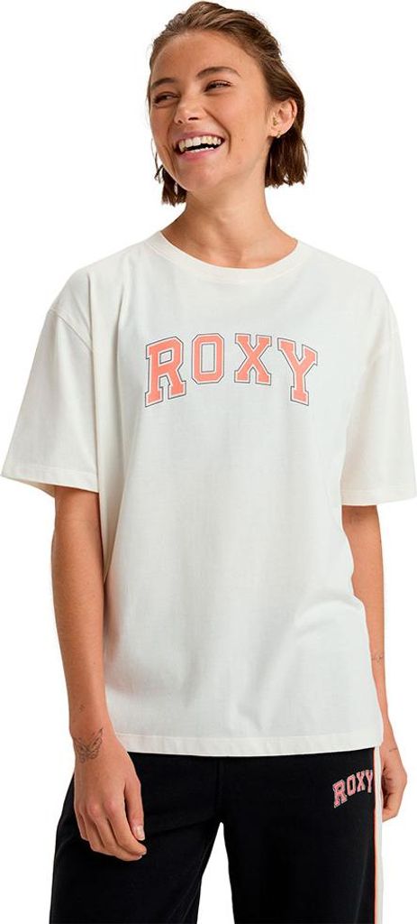 Roxy Essential Energy Timeless Kurzarm-t-shirt Weiß S Frau Weiß S