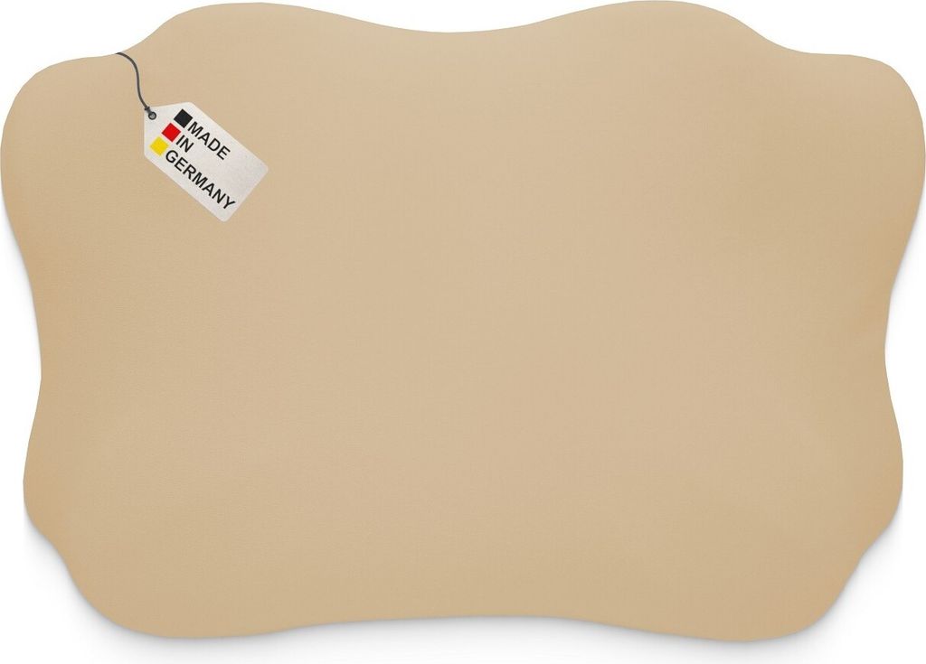 Bezug passend für Glückstoff Orthopädisches Kissen / Zibroges Nackenkissen / DONAMA Kissen : Farbe - Camel