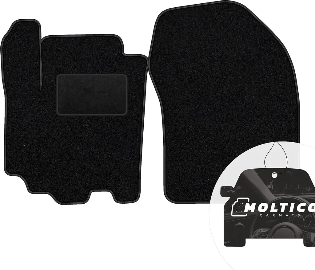 Tappetini Suzuki S-Cross 2018+: Velluto Nero moto-MOLTICO Kit 2