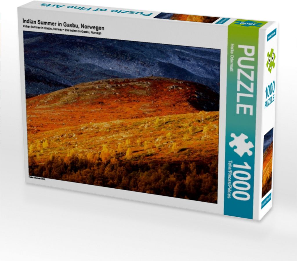 Calvendo Indian Summer in Gasbu, Norwegen 1000 Teile Puzzle quer 640x480mm, Odermatt Heike; 7357665