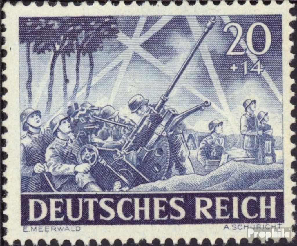 Briefmarken Deutsches Reich 1943 Mi 838 mit Falz Produktbild 