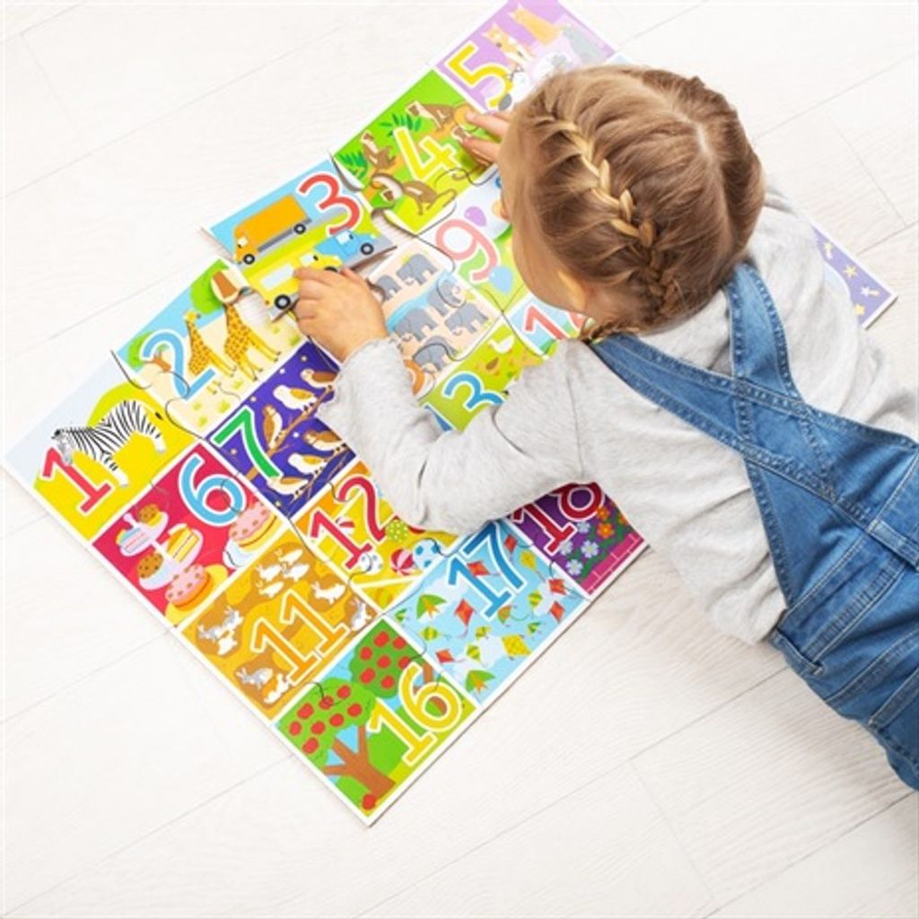 Bigjigs Toys Boden Zählen Puzzle 20 Stück