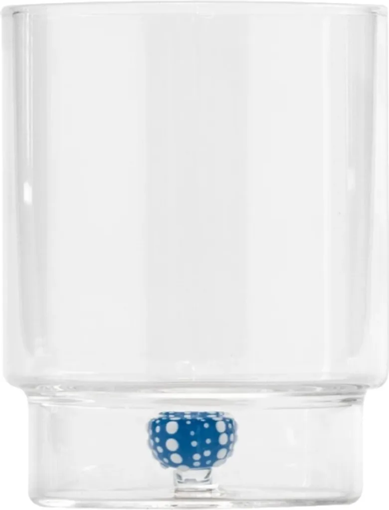 Set 6 Tumbler Teca Mare Zafferano Blu - Vetro Borosilicato Design