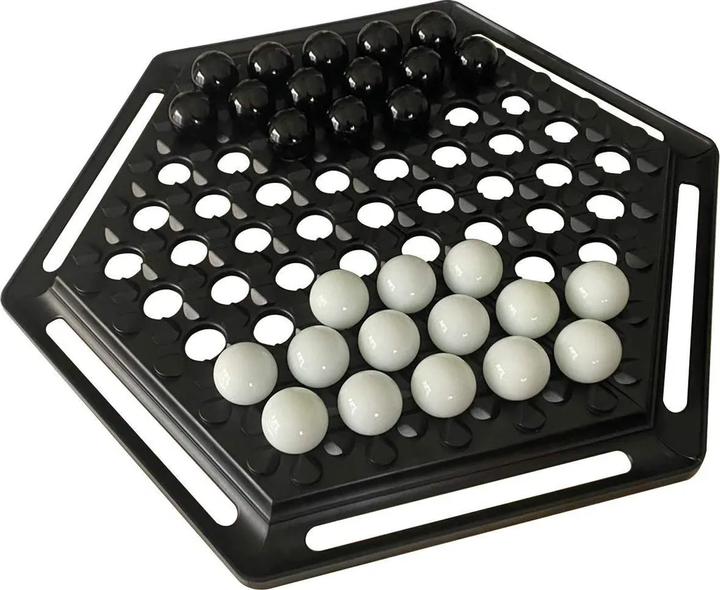 Jeu de Société de Stratégie Abalone Asmodee Plateau Hexagonal et Billes - 4
