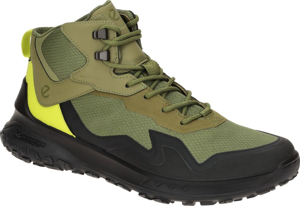 Ecco ULT Herrenschuhe - Mid cut Sneaker grün NEU Produktbild 