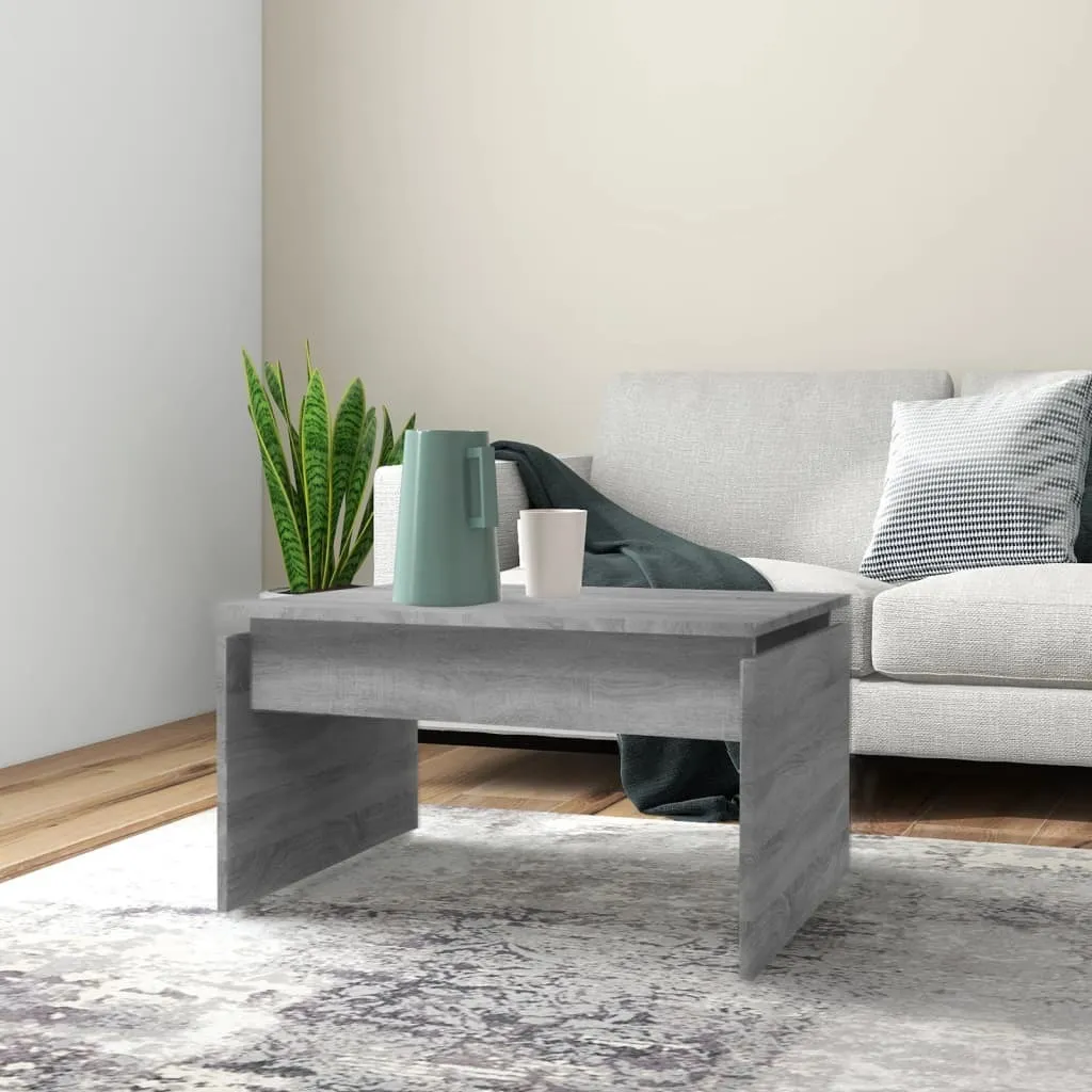 Tavolino Economico vidaXL Grigio Sonoma 68x50x38 cm - Offerta