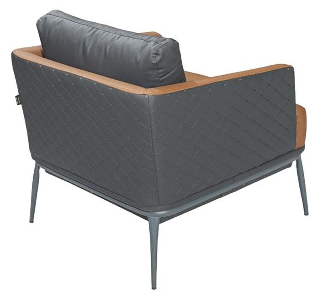 Relaxsessel Sofa Sessel Polstersessel Couch Lounge Büro Hotel Club Grau