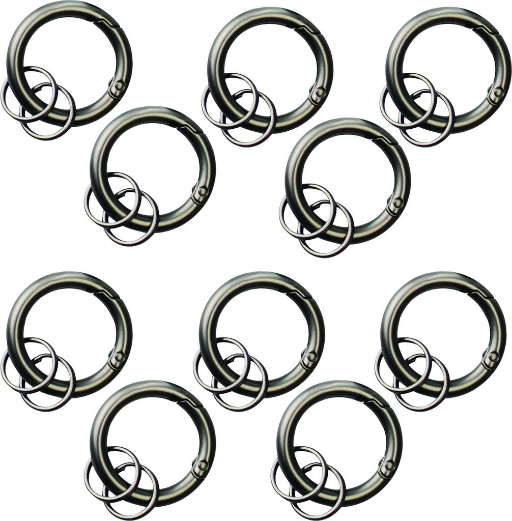 BASI - Snap - Schlüsselringe mit Karabinerhaken - 25 mm - 0006-0156