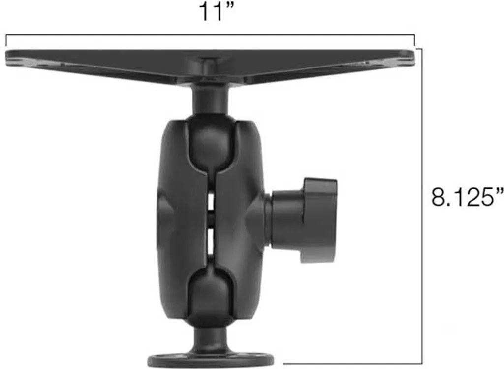 Support de sondeur RAM Mounts articulé pour grand écran de bateau - 4