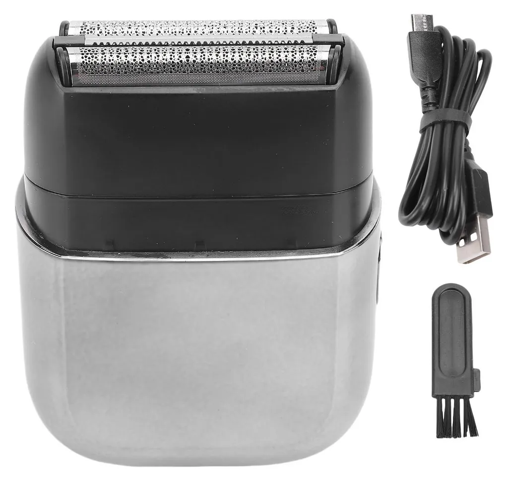 Tondeuse électrique anti-irritation à tête mobile pour rasage précis LED
