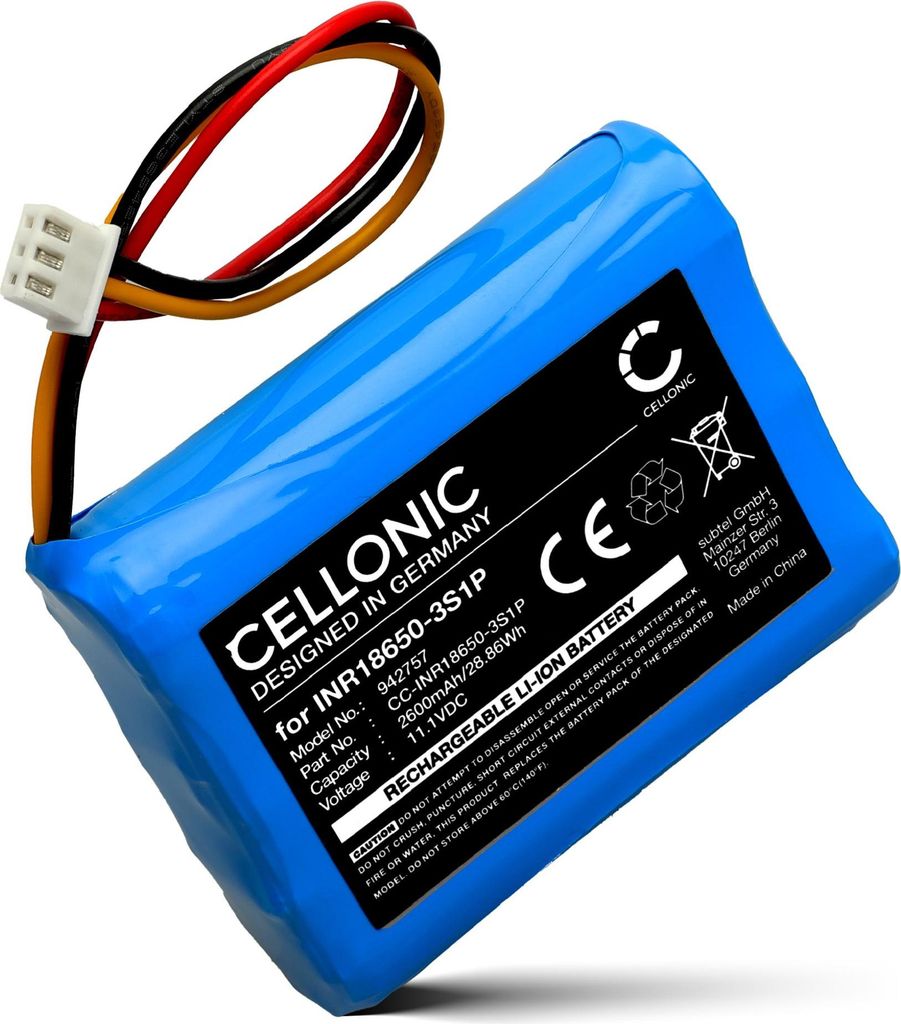 CELLONIC 1x Akku für Lautsprecher Kompatibel mit DOCKIN D Produktbild 