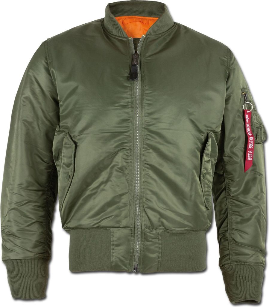 ALPHA INDUSTRIES - Uni MA-1 Heritage Bomberjacke - Größe S