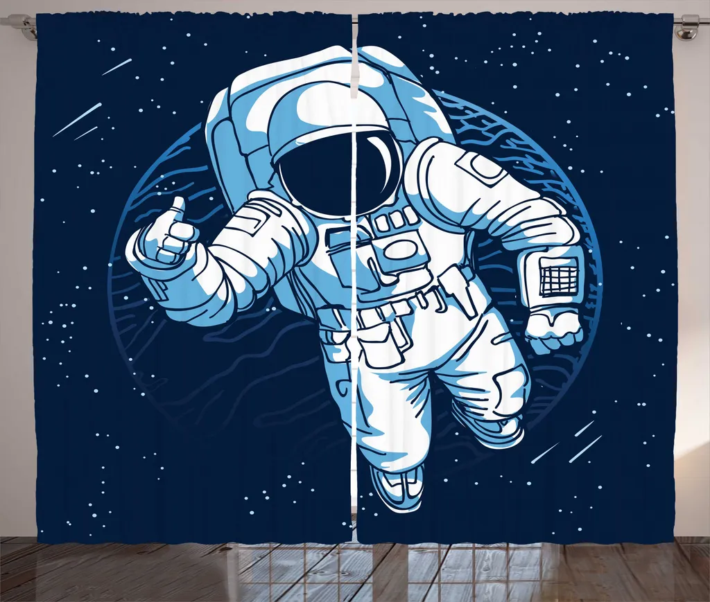 ABAKUHAUS Astronauta Federe Cuscini Set di 2, We Can Do