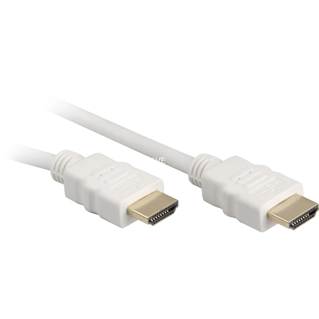 Cavo HDMI 1m Sharkoon Bianco: Eleganza e Risoluzione 4K per Home Cinema