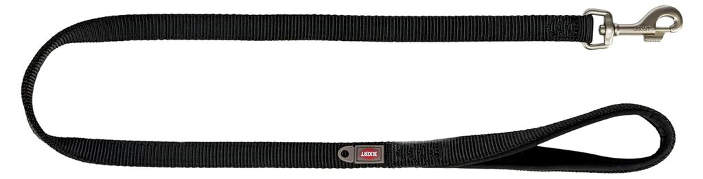 Hundeleine Premium M–L, 1,00 m 20 mm in schwarz