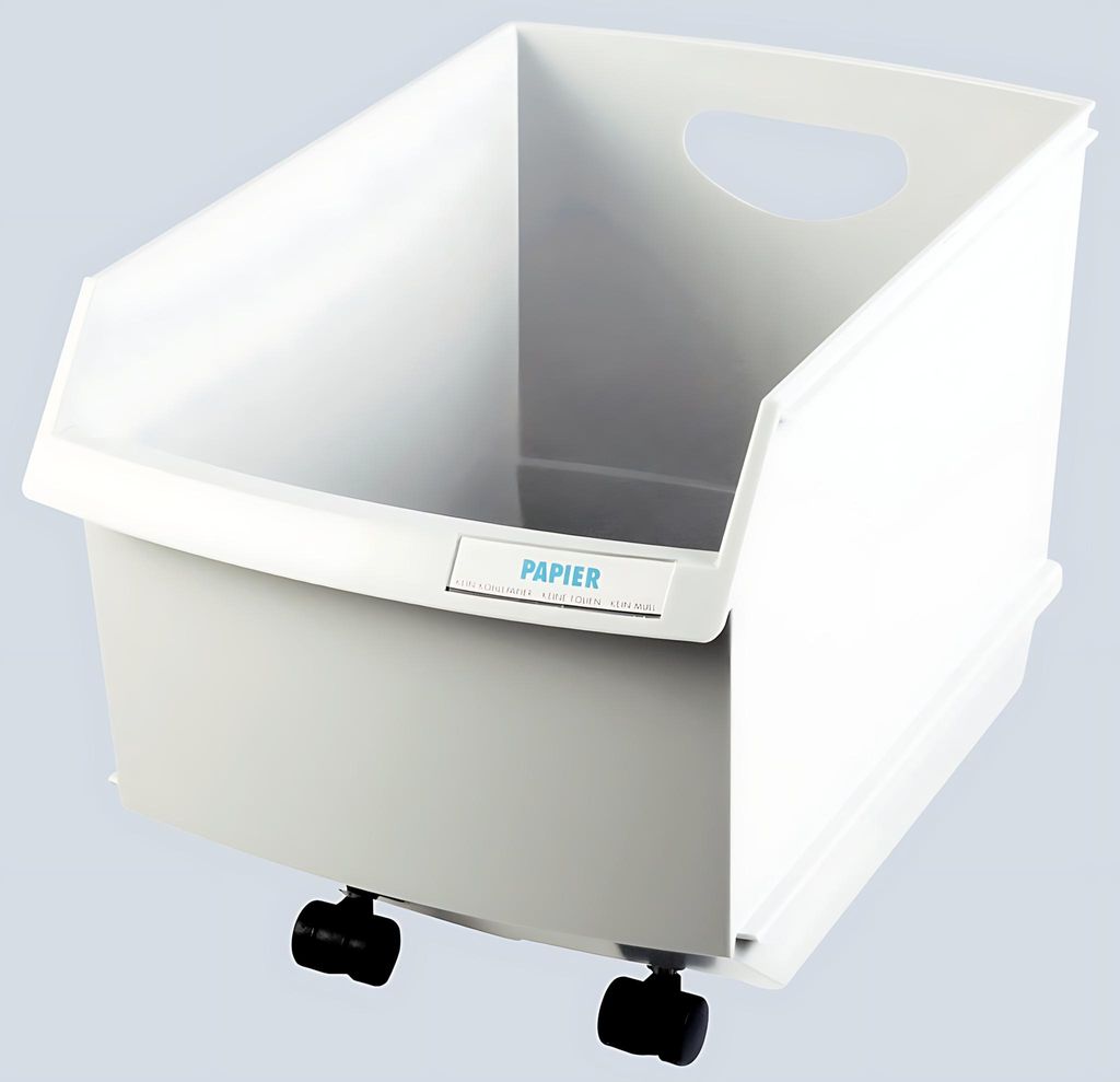 HAN Papierkorb LOGO DRIVE 25 Liter eckig lichtgrau