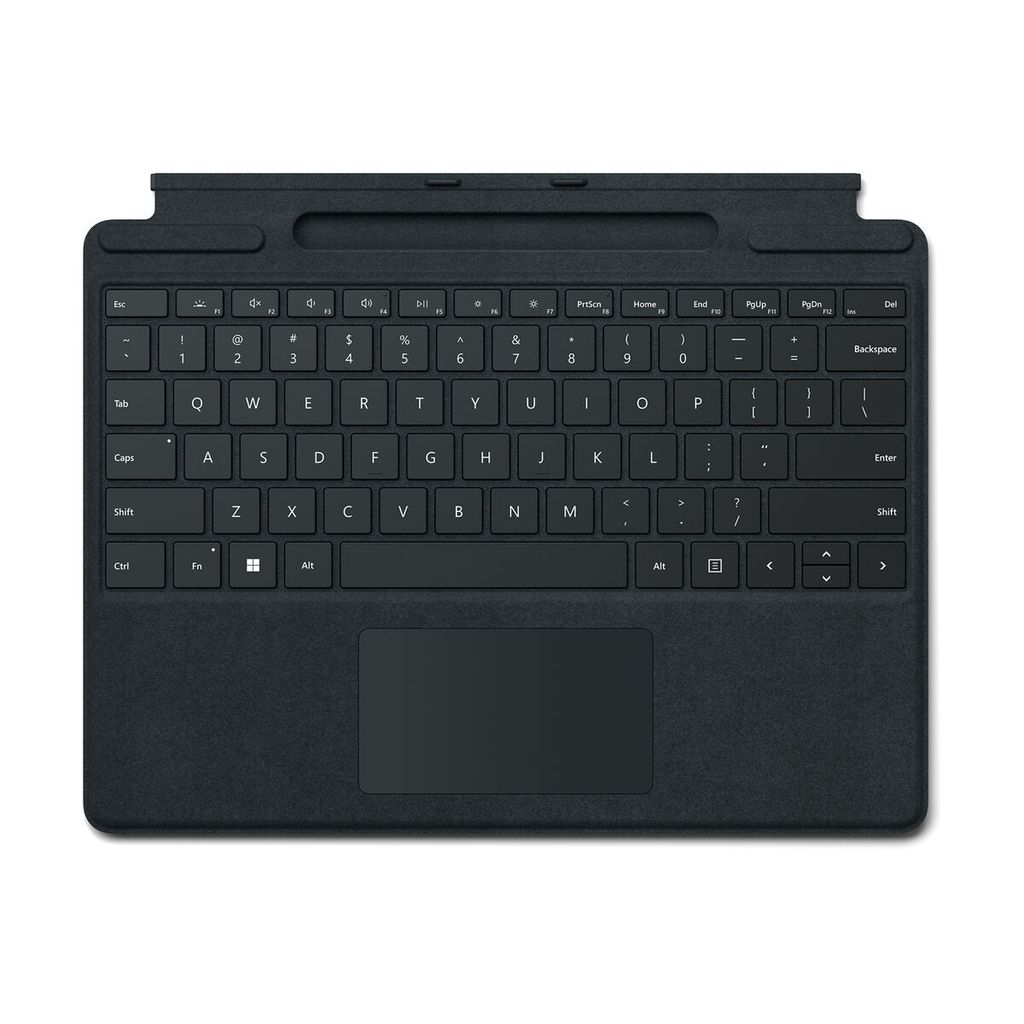 MS Surface Pro8 TypeCover Schwarz Portugiesisch Produktbild 