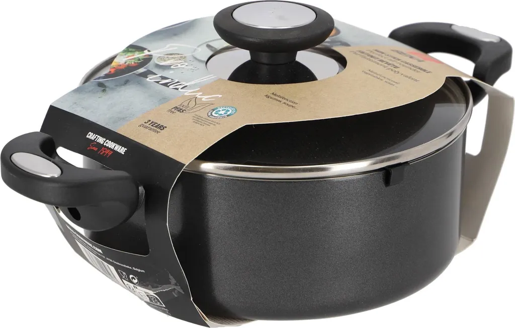 Pentola da 20 cm con coperchio Beka 102099 - 8