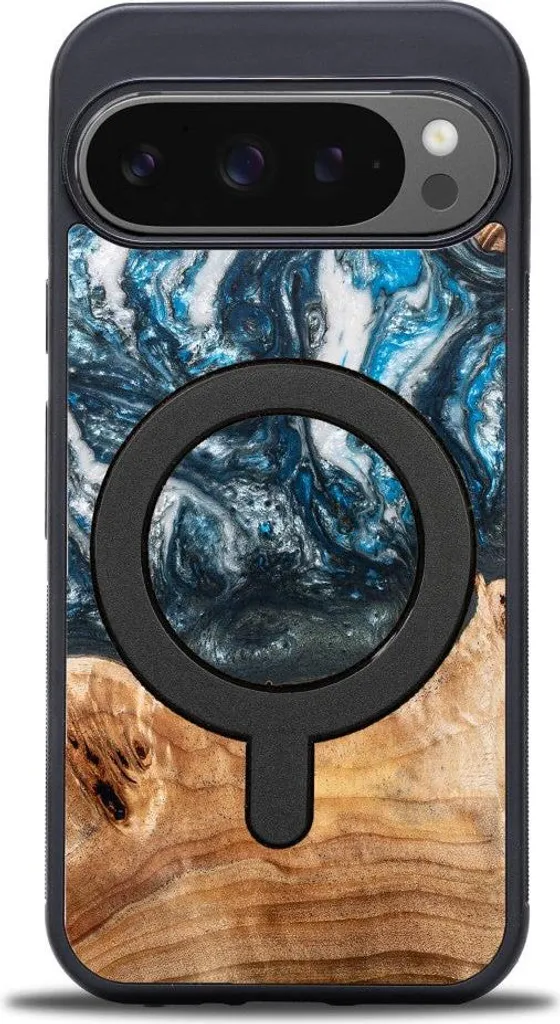 Cover Legno e Resina per Google Pixel 10 Pro Bewood MagSafe