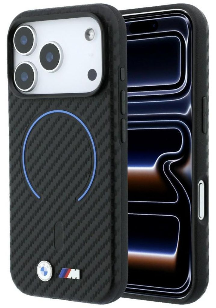 Pouzdro s karbonovým designem pro iPhone 18 Pro Max, černé Obrázek produktu 