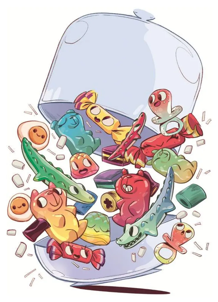 Candy Catch Clementoni Jeu d'Observation Rapide avec Design Multicolore - 2