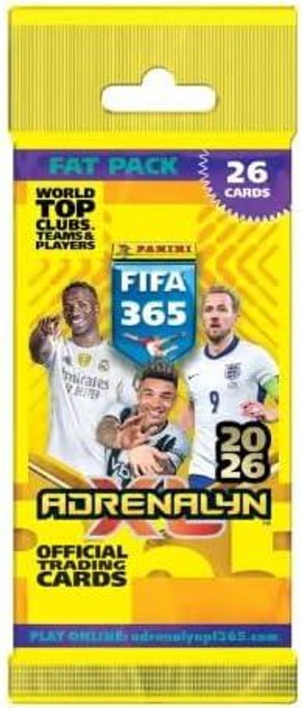 PANINI FIFA 365 2025/2026 Adrenalyn XL – Fat Pack mit 26 Produktbild 