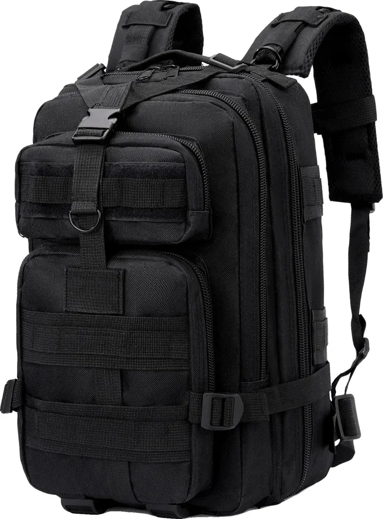 Sac à dos nylon haute densité 30L noir imperméable - Série Urban Pro