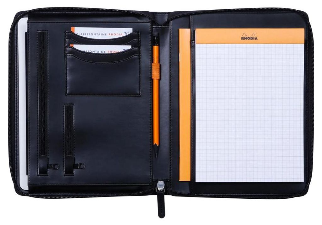 Rhodia Konferenzmappe für A5 sw